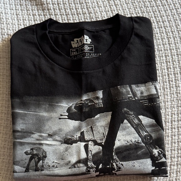 Star Wars Black Cotton T-Shirt - Picture 3 of 3